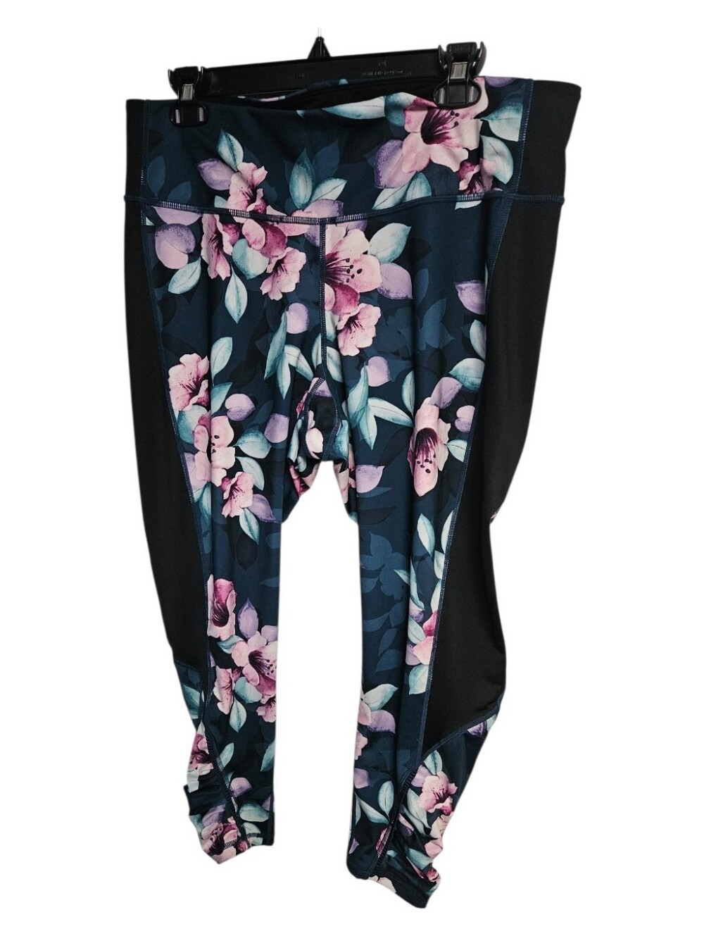 Ideology Floral Leggings - Navy and Purple